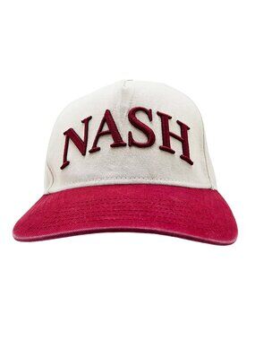 The Nash Collection NASH Nashville Red & Beige Ballcap